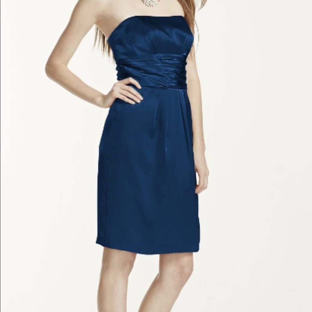 David’s Bridal Charmeuse Dress